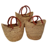 Deluxe Natural African Shopping Baskets